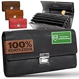 FLEXIBILITE®️Profi Kellner Geldbörse Profi Wasser Büffel [2025] Echt Leder...