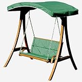 ALEOS Design Hollywoodschaukel Gartenschaukel Schaukelbank Rio aus Holz Lärche...