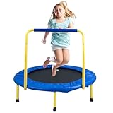 VEVOR Trampolin Gartentrampolin Ø 91 cm, Klappabrer Fitness Trampolin 60 kg...