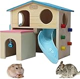 Kathson Hamsterhaus Haustiere Kleintierversteck mit lustiger Kletterleiter...