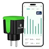 GreenSun WLAN Steckdose Outdoor - Zeitschaltuhr Aussenbereich Stromzähler für...