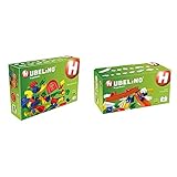 Hubelino 420381-128-teiliges Bahnelemente Set Kugelbahn & Hubelino 420503...