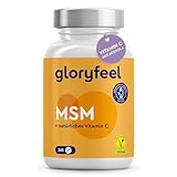 MSM 2000 mg + Vitamin C (Acerola) - 365 Tabletten, kompakteres Pulver als bei...