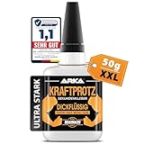 50 g Sekundenkleber extra stark - Inkl. Anti-Austrocknungs-Spitze - KRAFTPROTZ -...