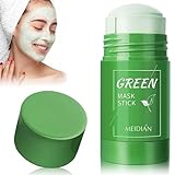 Green Mask Stick, Grüntee Purifying Clay Green Tea Mask, Deep Cleansing...