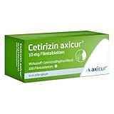 Cetirizin axicur 10 mg Filmtabletten, Linderung von Heuschnupfen und verbundener...