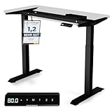Desktronic Höhenverstellbarer Schreibtisch - Stehpult Tischgestell Elektrisch...