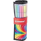 STABILO - Premium-Filzstift - Pen 68 - ARTY - 25er Rollerset - mit 25...