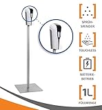 MyMAXXI | Mobiler Hand Desinfektionsmittelspender Station Sensor Shop Spender...