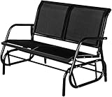 YODOLLA Schaukelstuhl, Schaukelbank Gartenschaukel aus Metall Gartenmöbel für...