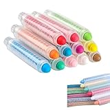 FUSONGQINTANG 12 Stück Kreidestifte für Tafel Abwaschbar Drehbare Farbige...