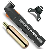 SKS GERMANY AIRCHAMP PRO CO2 Kartuschenpumpe (Luftpumpe für alle Ventilarten,...