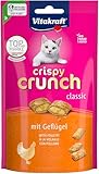 Vitakraft Crispy Crunch Classic, Katzen Leckerli, knuspriger Katzensnack...