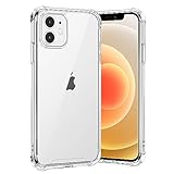 gueche Hülle für iPhone 12 Mini, Durchsichtig Schutzhülle mit Weiche Silikon...