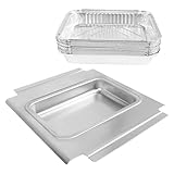 GFTIME 80580 Grilltropfschalen für Weber Q200, Q300 Serie, Abtropfschale für...