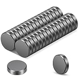 Wukong 30 Stück Starke Magnete für Magnettafel, 18×5mm Schwarz Magnete Whiteboard für Büro, Ausschreibung und Schule