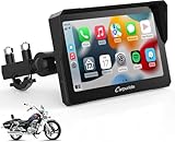 Motorrad Navi Carplay Bildschirm Carpuride W702, Kabellos CarPlay & Android...