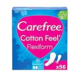 Carefree Slipeinlagen Cotton Feel Flexiform mit Frischeduft, 100% atmungsaktiv...