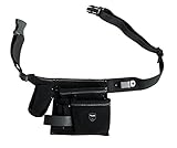 kwb Werkzeug-Tasche Leder mit Gürtel – Vielseitige Werkzeugtasche für...