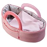 HABA Puppentragetasche Rosarot – Puppenzubehör für Babypuppen & Stoffpuppen,...