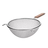 GRÄWE Großküchensieb, Passiersieb Ø 20 cm, Edelstahl, sehr Feinmaschig, mit...