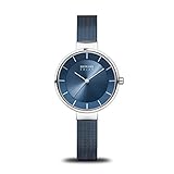 BERING Damen Uhr Solar Movement - Solar Collection mit Edelstahl und Saphirglas...