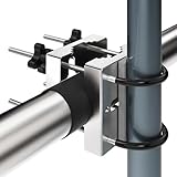 4smile Sonnenschirmhalter aus Metall, Sonnenschirm Balkon Halterung Edelstahl...