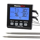 ThermoPro TP17B Digitales Grillthermometer Bratenthermometer Fleischthermometer...