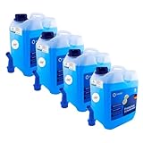 BAUER BLUE Scheibenfrostschutz Konzentrat (20L) 4x5L -30°C, Citrusduft, Hohe...