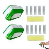 2 Stück Scheibenwischer Schneider Schärfermit Schwämme Reinigungstücher & 10...