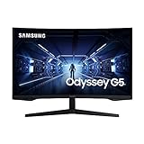 Samsung Odyssey G5 Curved Gaming Monitor C32G54TQBU, 32 Zoll, VA-Panel,...