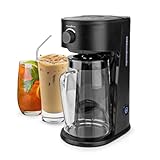 Nedis Eiskaffee & Eistee Zubereiter | Filter Kaffee | 2.5 l | 6 Tassen | Schwarz