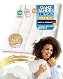 nøvera® Feder- & Daunendecke 155x220 - Made in Germany | Traumhaft flauschig...