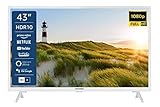 Telefunken XF43K550-W 43 Zoll Fernseher / Smart TV (Full HD, HDR, Triple-Tuner)...