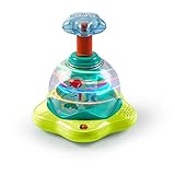 Bright Starts, 10042 Press & Glow Spinner, Musikspielzeug Kreisel mit blinkenden...