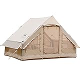 TOMOUNT Zelt Aufblasbares 4 Personen 300D Wasserdicht Polyester Haus...