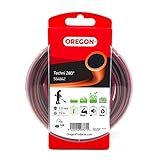 Oregon 564842 Techni 280° Mähfaden mit rundem Querschnitt, 3,0 mm, 15 m