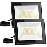 Aigostar LED Strahler außen 30W，2 Stück， Naturweiß 4000K 2700 Lumen...
