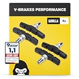 V-Brake Fahrrad Bremsbeläge 2 Paar 70mm Symmetrisch I Für Shimano UVM. I Hohe...