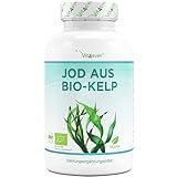 Bio Kelp (Natürliches Jod) - 365 Tabletten mit je 200µg Jod aus Bio-Braunalgen...