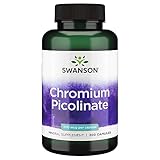 Swanson Chromium Picolinate (Chrompicolinat), 200mcg, hochdosiert, 200 Kapseln,...