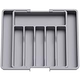 Lifewit Besteckkasten für Schubladen,erweiterbarer Besteckhalter...