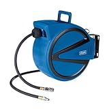 Scheppach 15m Schlauchtrommel Druckluft | 15 bar Arbeitsdruck | Ø 9,3mm innen /...