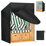 OFFCUP Strandkorb Schutzhülle 210d Oxford Strandkorbhülle mit...