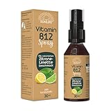 SUNLIFE® Vitamin B12 Spray hochdosiert - Zitrone-Limette Geschmack - 200...