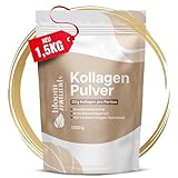 Collagen Pulver 1500g (1,5 KG) - Hochdosiert & Geschmacksneutral Kollagen...