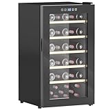 HOMCOM Weinkühlschrank, 91 L Getränkekühlschrank für 41 Flaschen,...