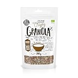 DIET-FOOD Keto Vegan Granola Bio Knusper Granola mit Kakao und Samen...