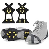 10 Schuhspikes Anti Rutsch Schuhspikes, Schuhkrallen Stretch Schuhe Spikes Für...