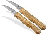Schälmesser aus Solingen 2er Set Gemüsemesser Vogelschnabel Universal Messer...